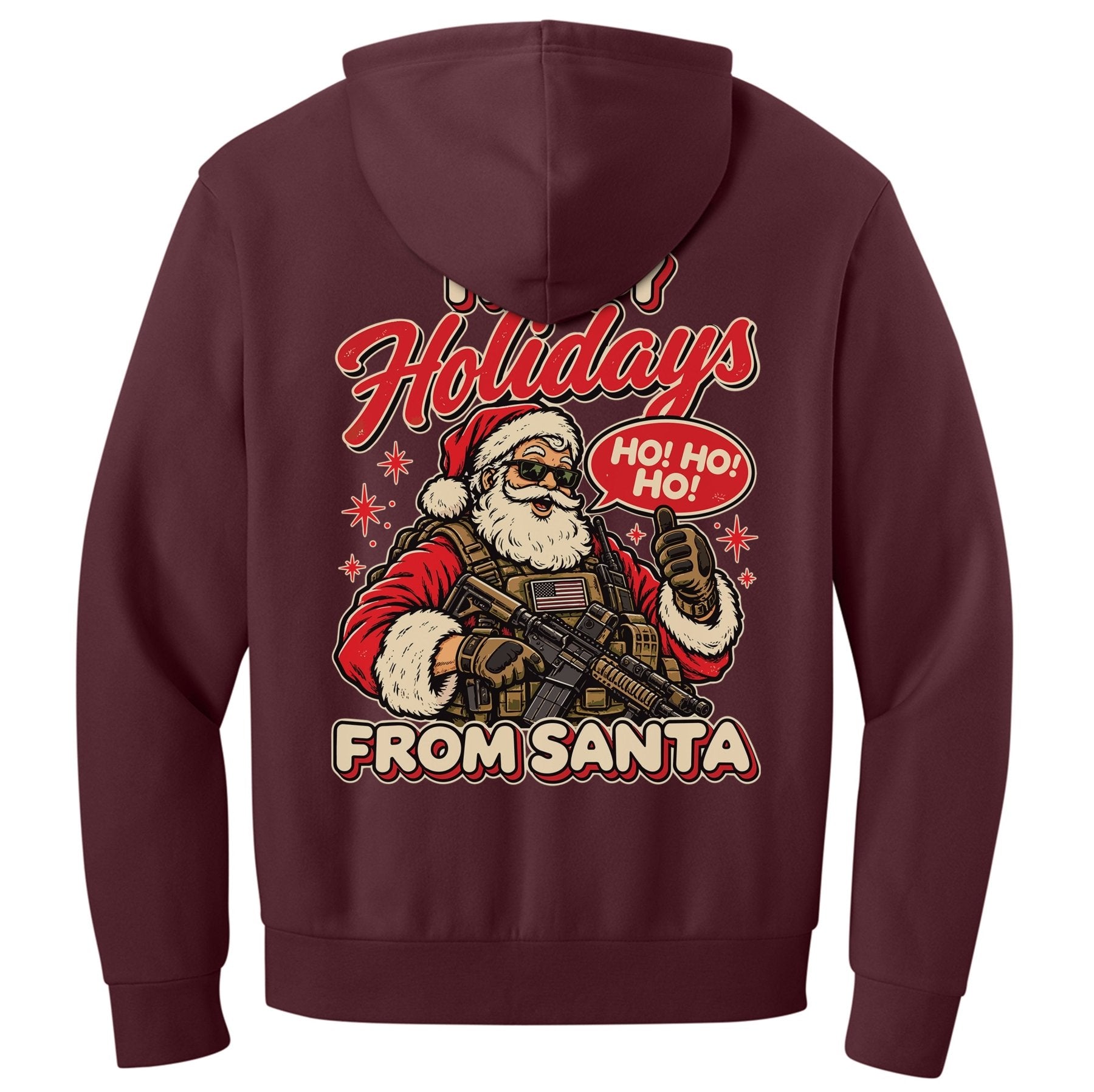 Happy Holidays Hoodie - Small - Hoodie