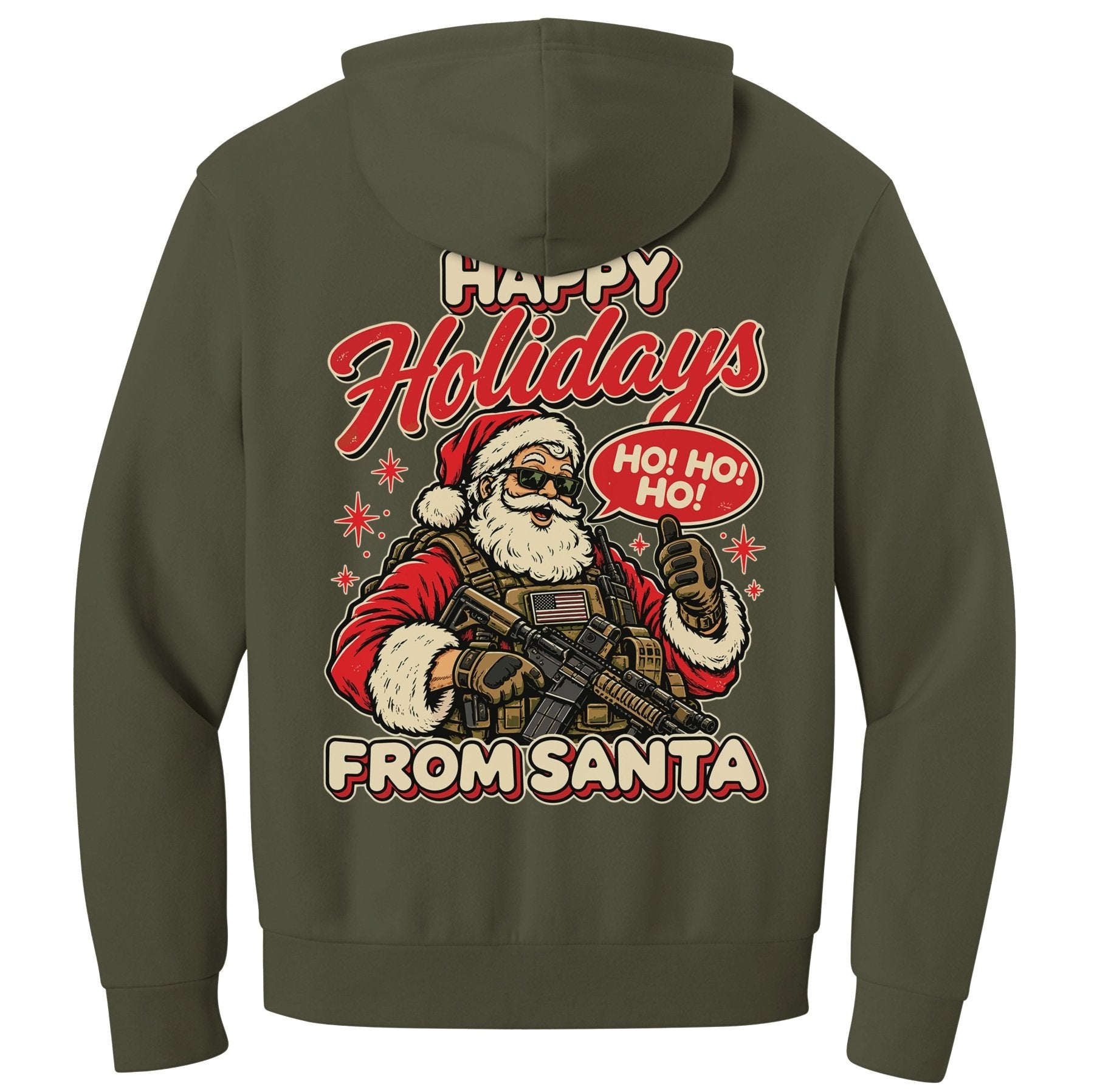 Happy Holidays Hoodie - Small - Hoodie