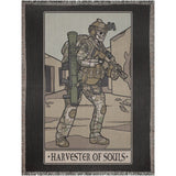 Harvester of Souls Woven Blanket - 60x80 inch - No Discount