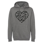 Heart Guns Hoodie - Small - Hoodie