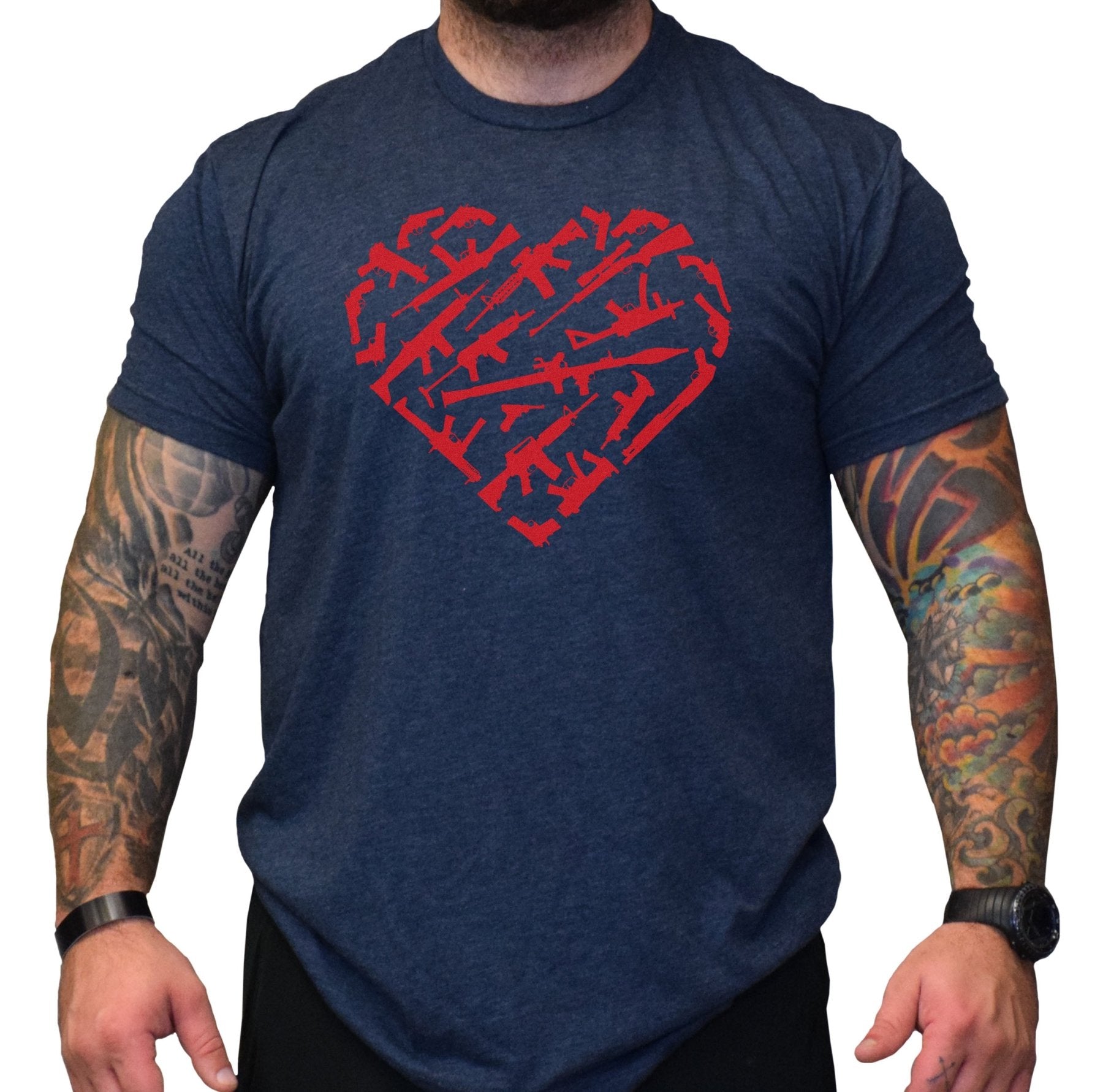 Heart Guns Tee - Small - Shirt