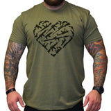 Heart Guns Tee - Small - Shirt