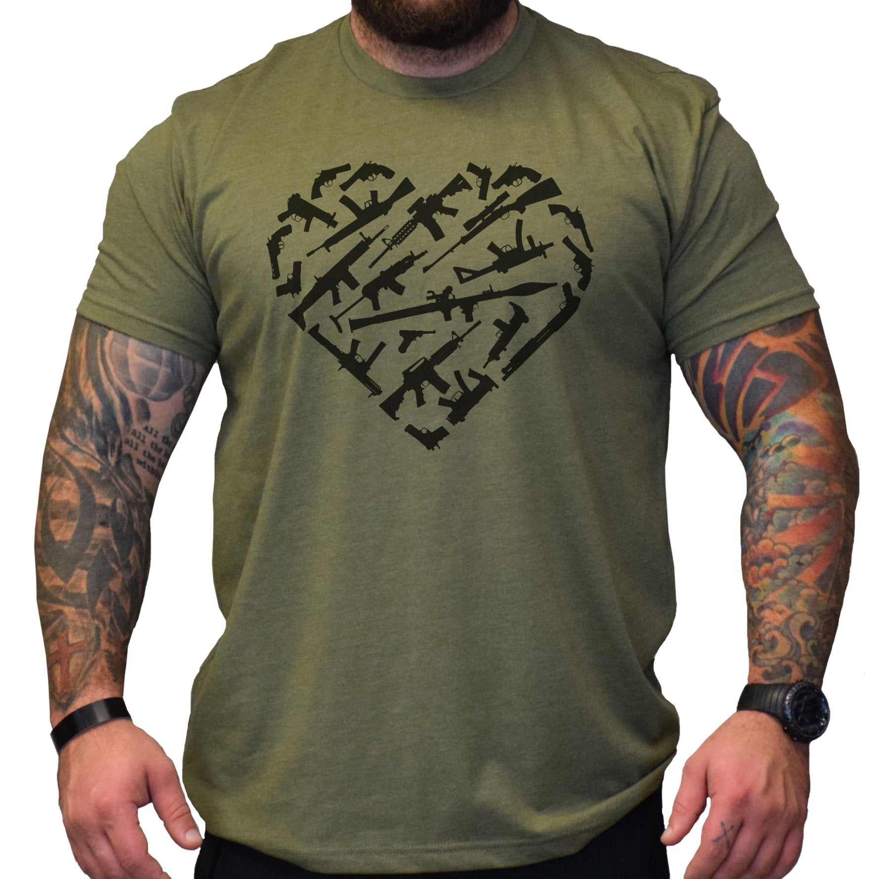 Heart Guns Tee - Small - Shirt