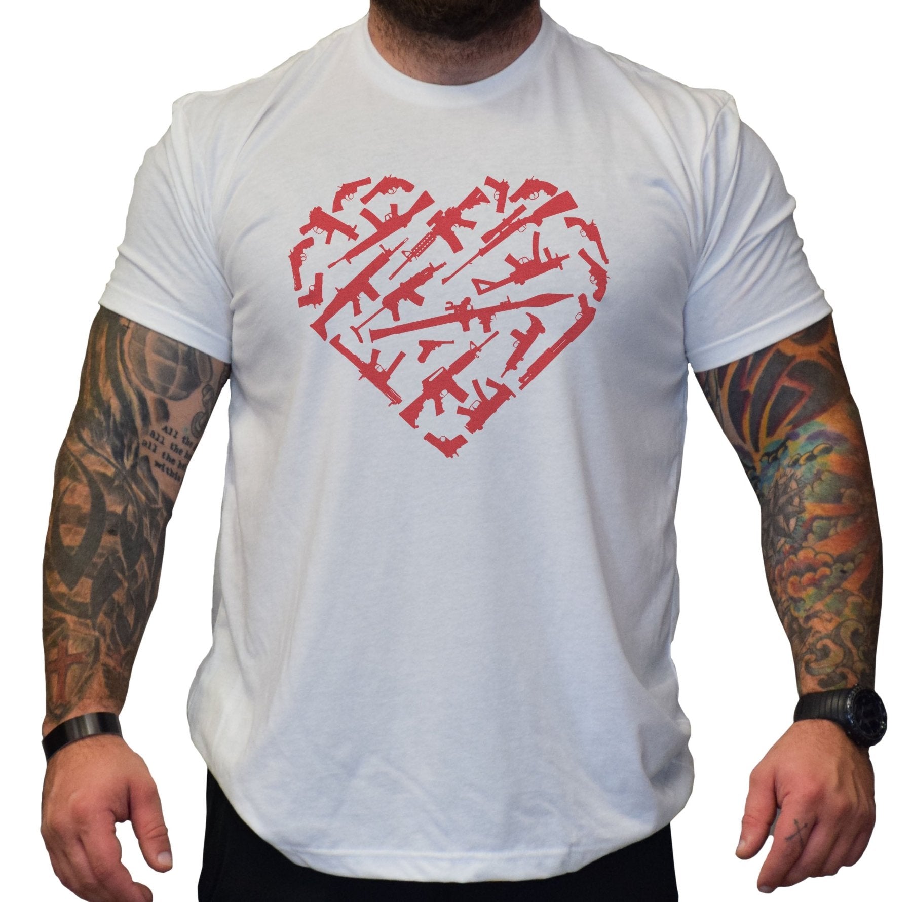 Heart Guns Tee - Small - Shirt