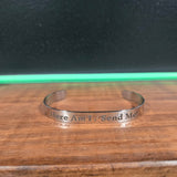 Here Am I. Send Me Stainless Steel Bracelet - 9.5mm x 7" - Bracelet