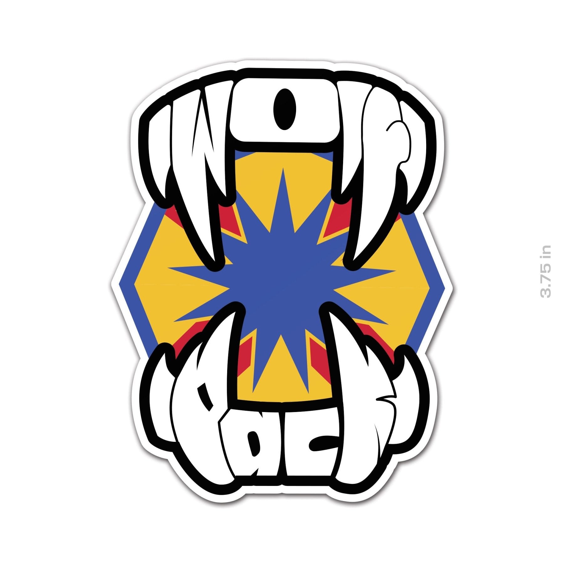 HHC 13th ACSC "Teeth" Sticker - 3.75" - Private Sticker