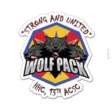 HHC 13th ACSC "Wolfpack" Sticker - 3.75" - Sticker Pack