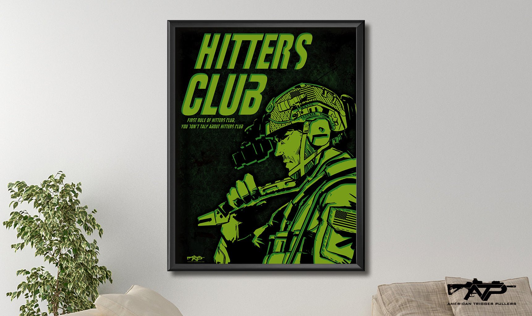 Hitters Club Print - Canvas - 20x26 - Print