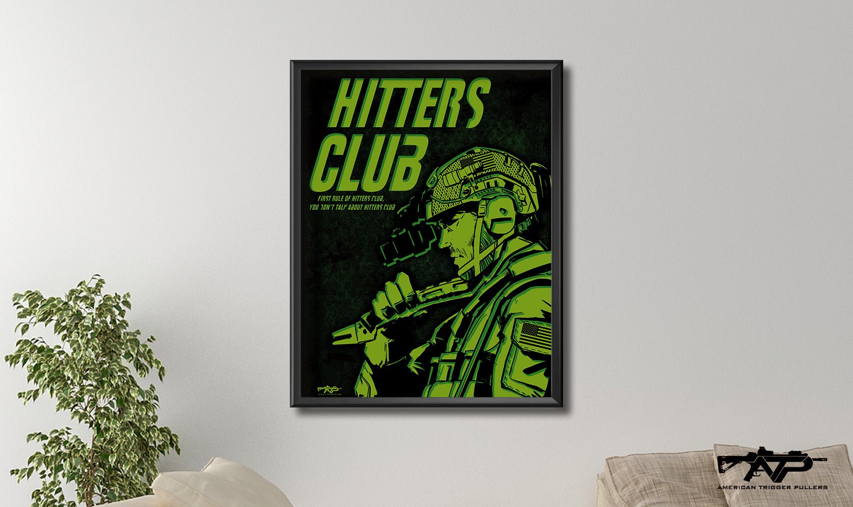 Hitters Club Print - Canvas - 20x26 - Print