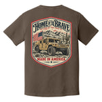 Home of the Brave Humvee Heavyweight Tee - Small - Shirt