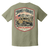 Home of the Brave Humvee Heavyweight Tee - Small - Shirt