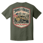 Home of the Brave Humvee Heavyweight Tee - Small - Shirt