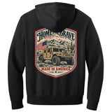 Home of the Brave Humvee Hoodie - Small - Hoodie