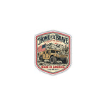 Home of the Brave Humvee Sticker - 4" - Sticker