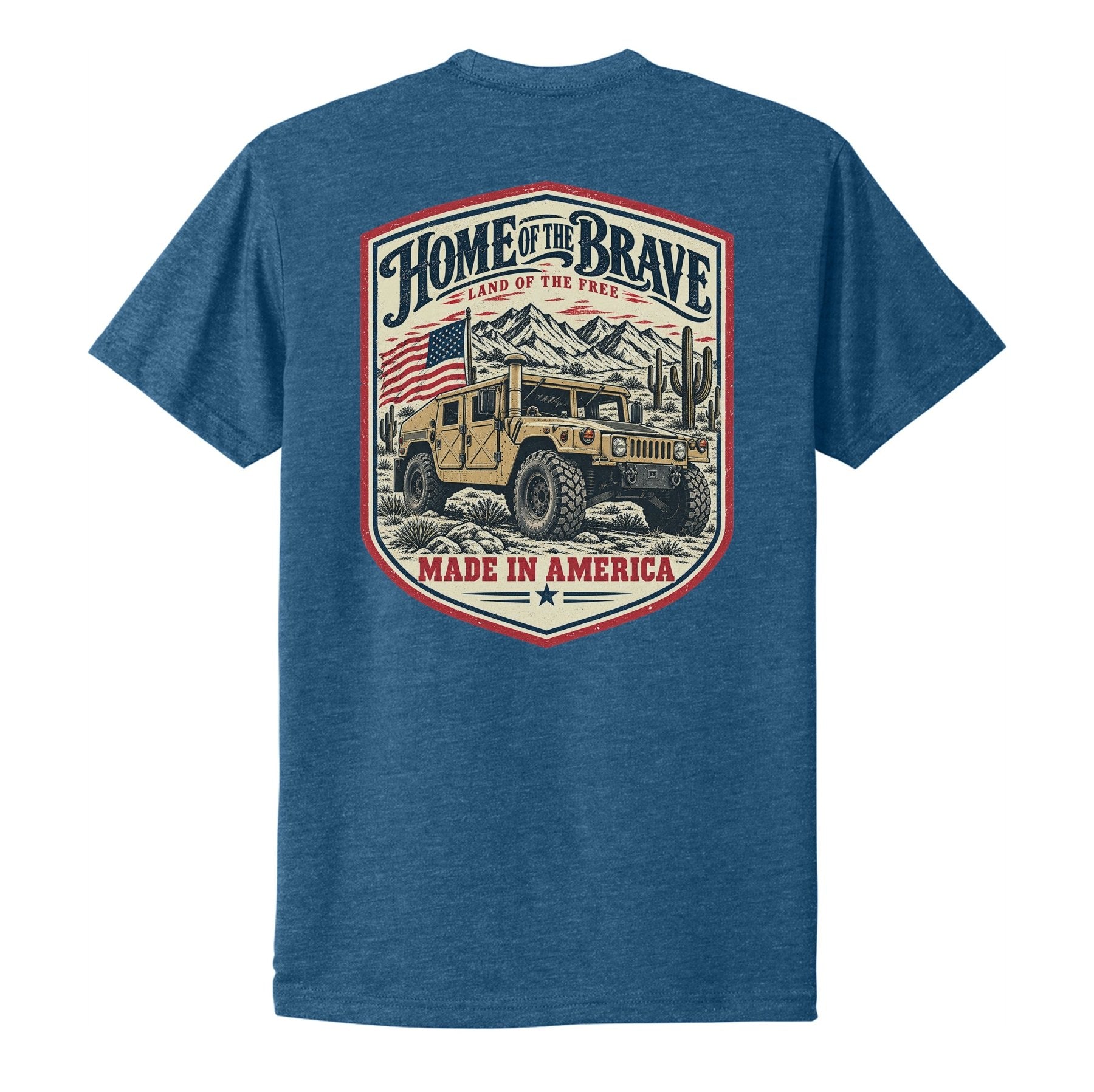 Home of the Brave Humvee Tee - Small - Shirt