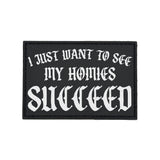 Homies Succeed PVC Patch - 3" x 2" - Patch