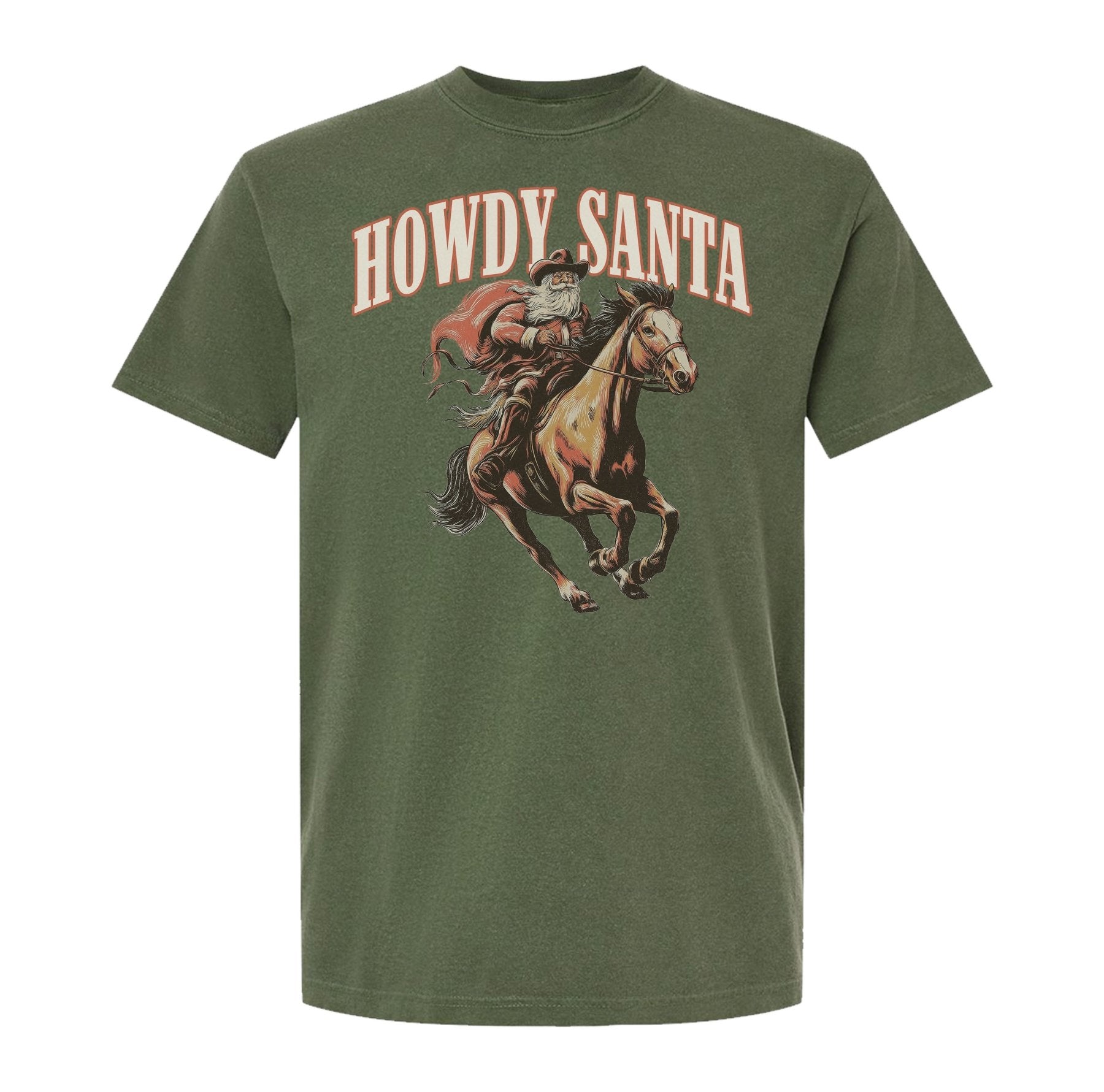 Howdy Santa Heavyweight Tee - Small - Shirt