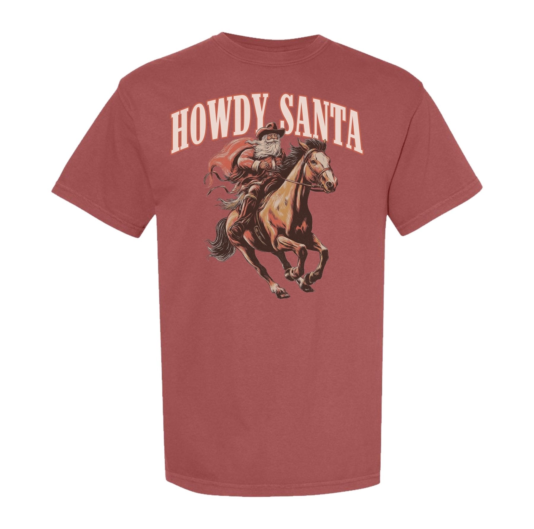 Howdy Santa Heavyweight Tee - Small - Shirt