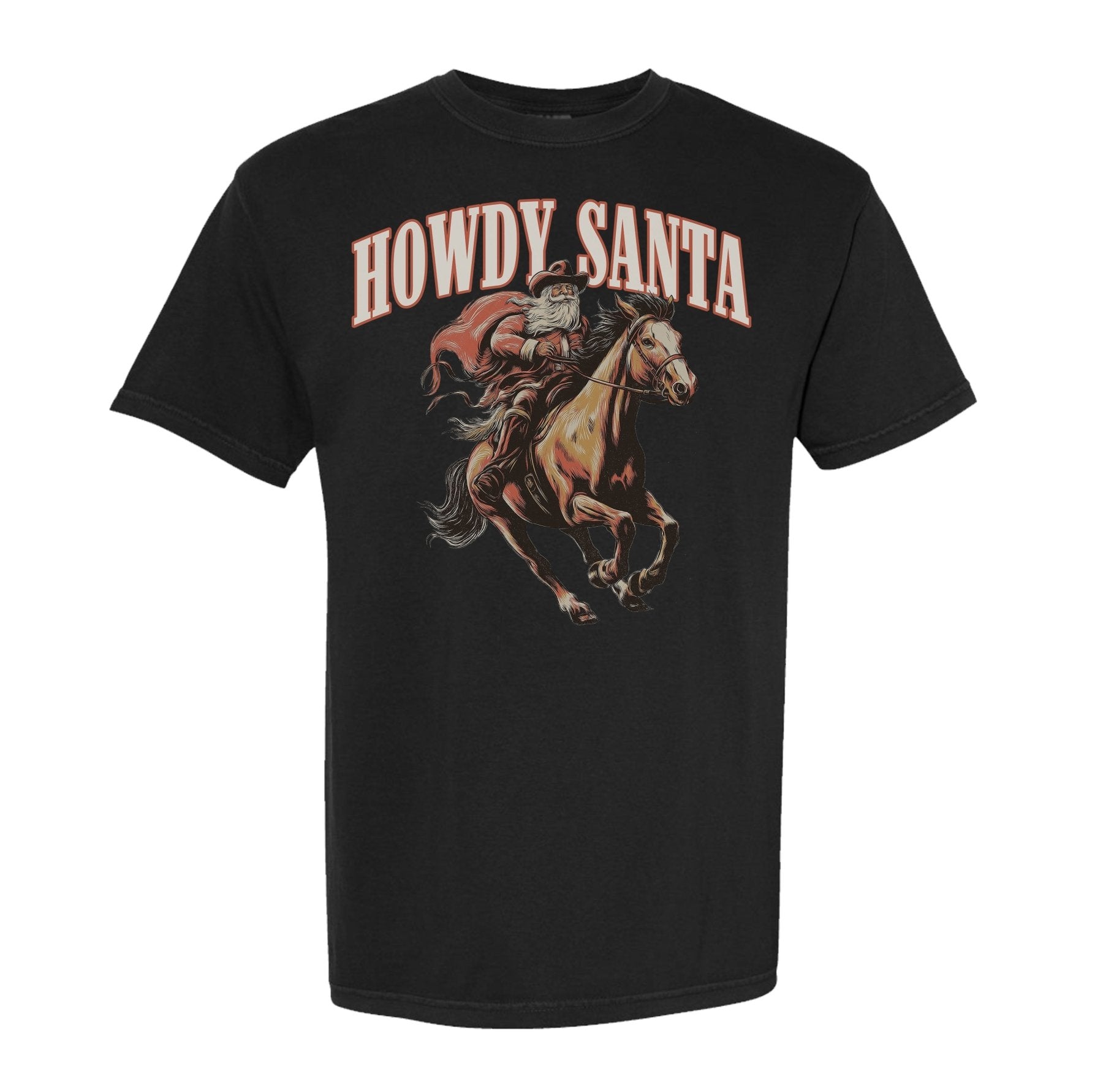 Howdy Santa Heavyweight Tee - Small - Shirt
