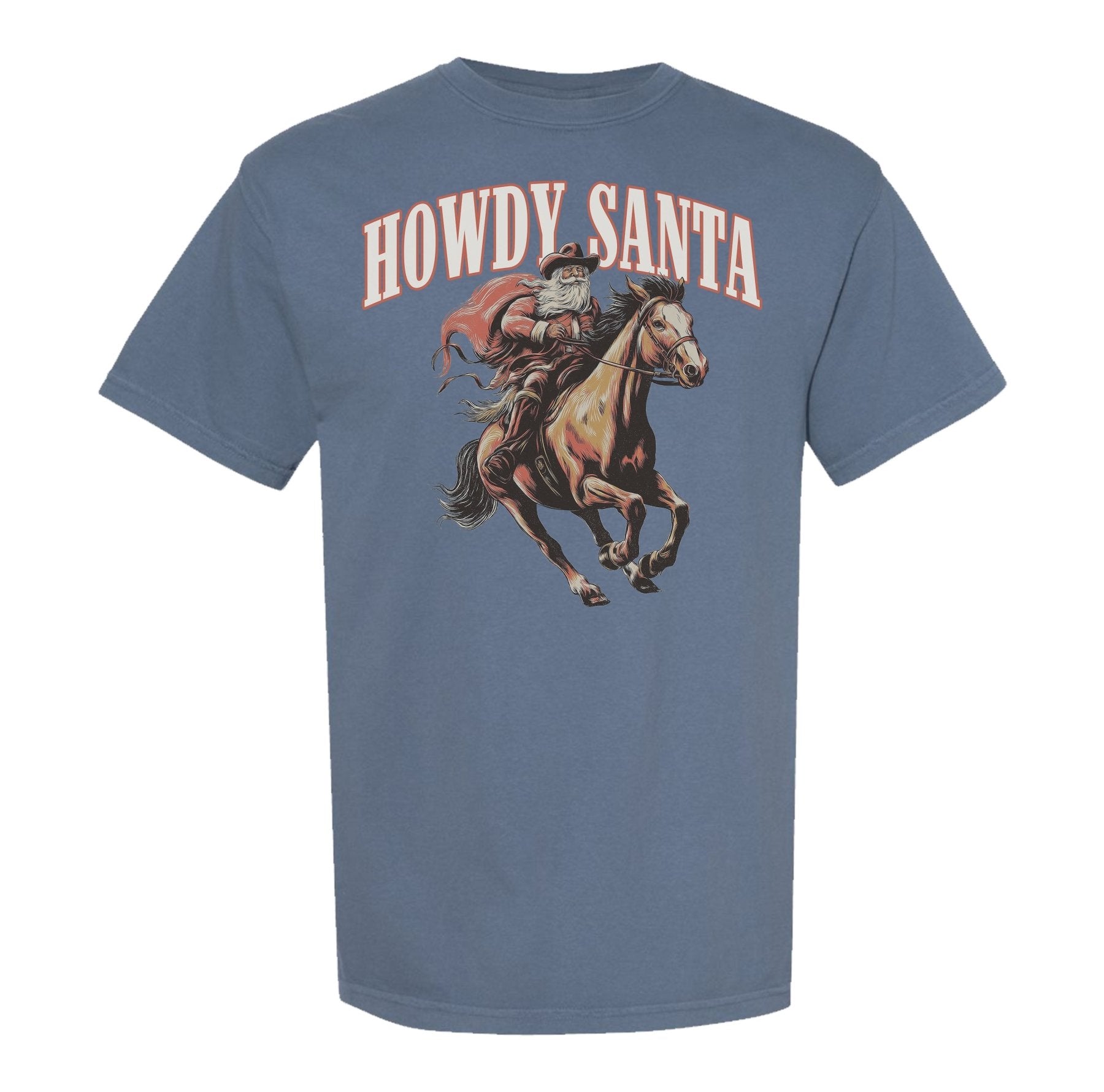 Howdy Santa Heavyweight Tee - Small - Shirt
