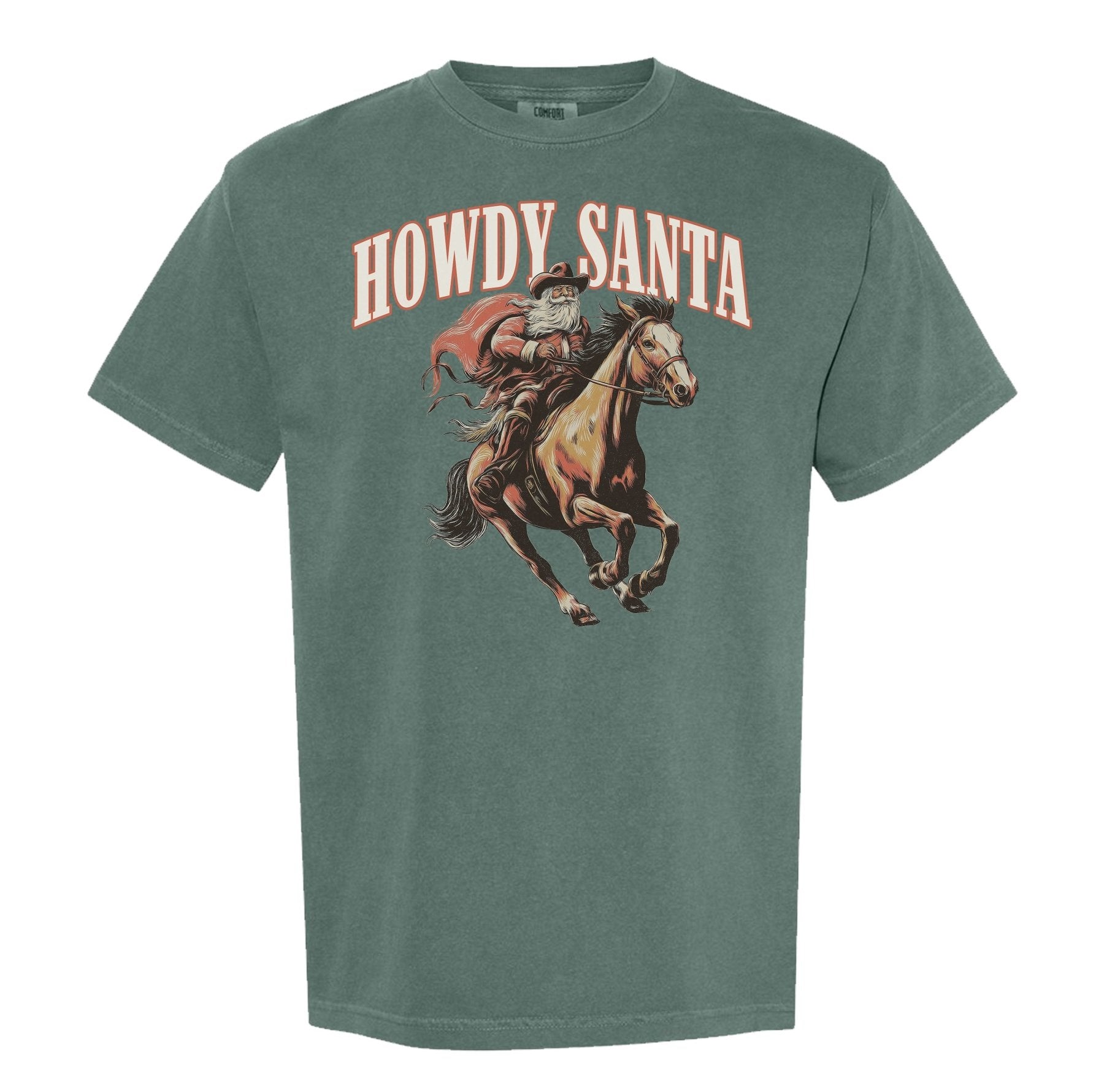Howdy Santa Heavyweight Tee - Small - Shirt
