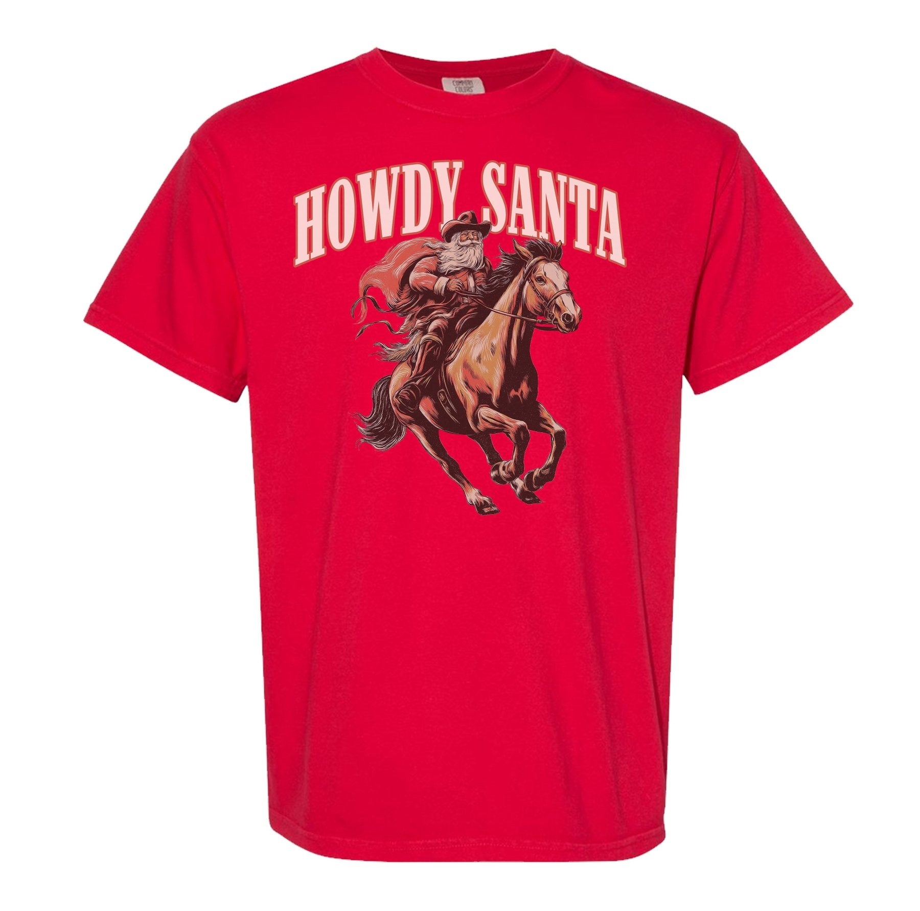 Howdy Santa Heavyweight Tee - Small - Shirt