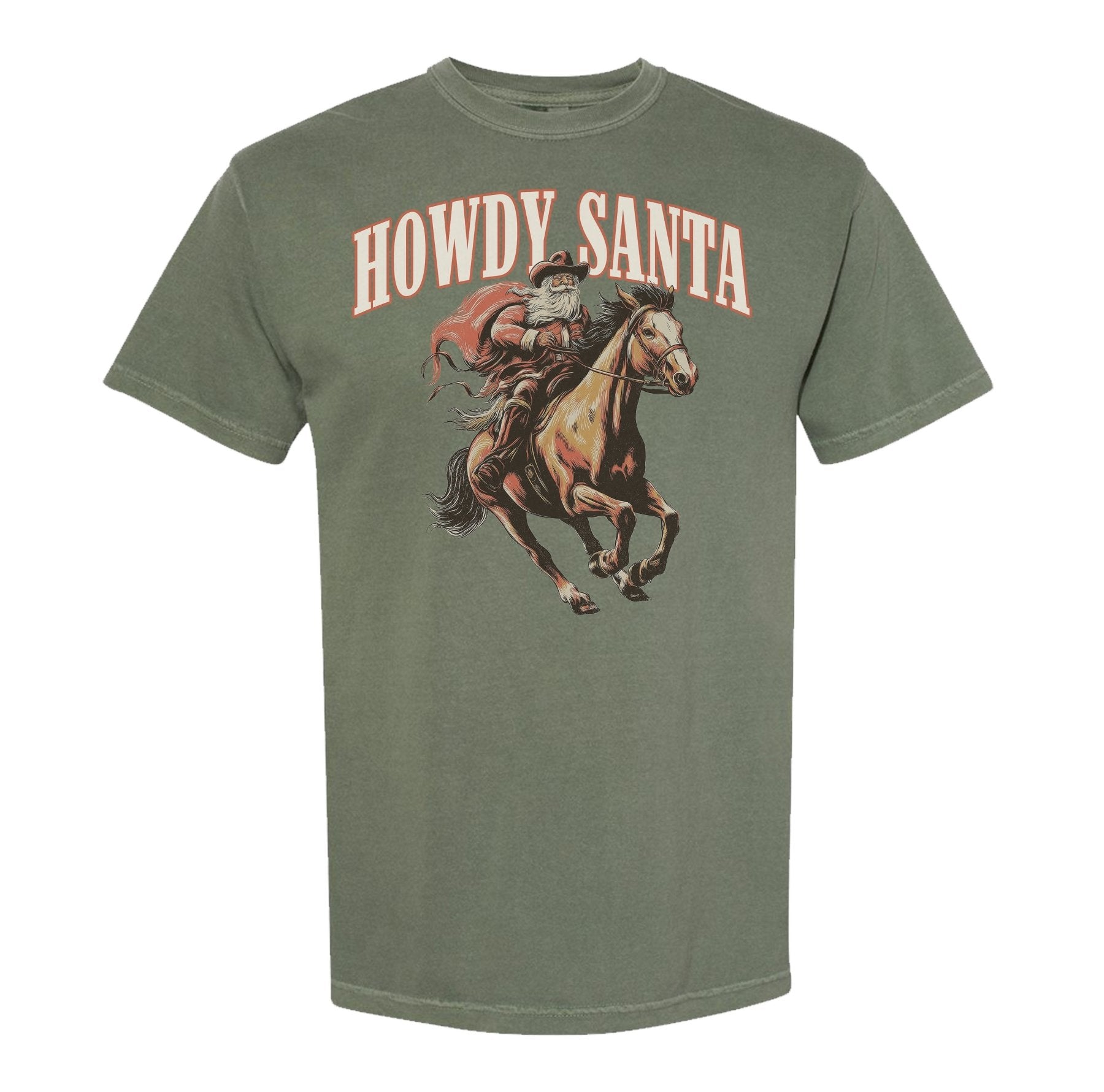 Howdy Santa Heavyweight Tee - Small - Shirt