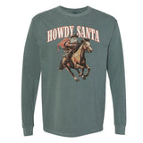 Howdy Santa Long Sleeve Heavyweight - Small - Long Sleeve
