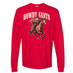 Howdy Santa Long Sleeve Heavyweight - Small - Long Sleeve