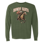 Howdy Santa Long Sleeve Heavyweight - Small - Long Sleeve