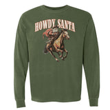Howdy Santa Long Sleeve Heavyweight - Small - Long Sleeve