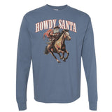 Howdy Santa Long Sleeve Heavyweight - Small - Long Sleeve