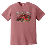 Humvee Santa Heavyweight Tee - Small - Shirt