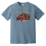 Humvee Santa Heavyweight Tee - Small - Shirt