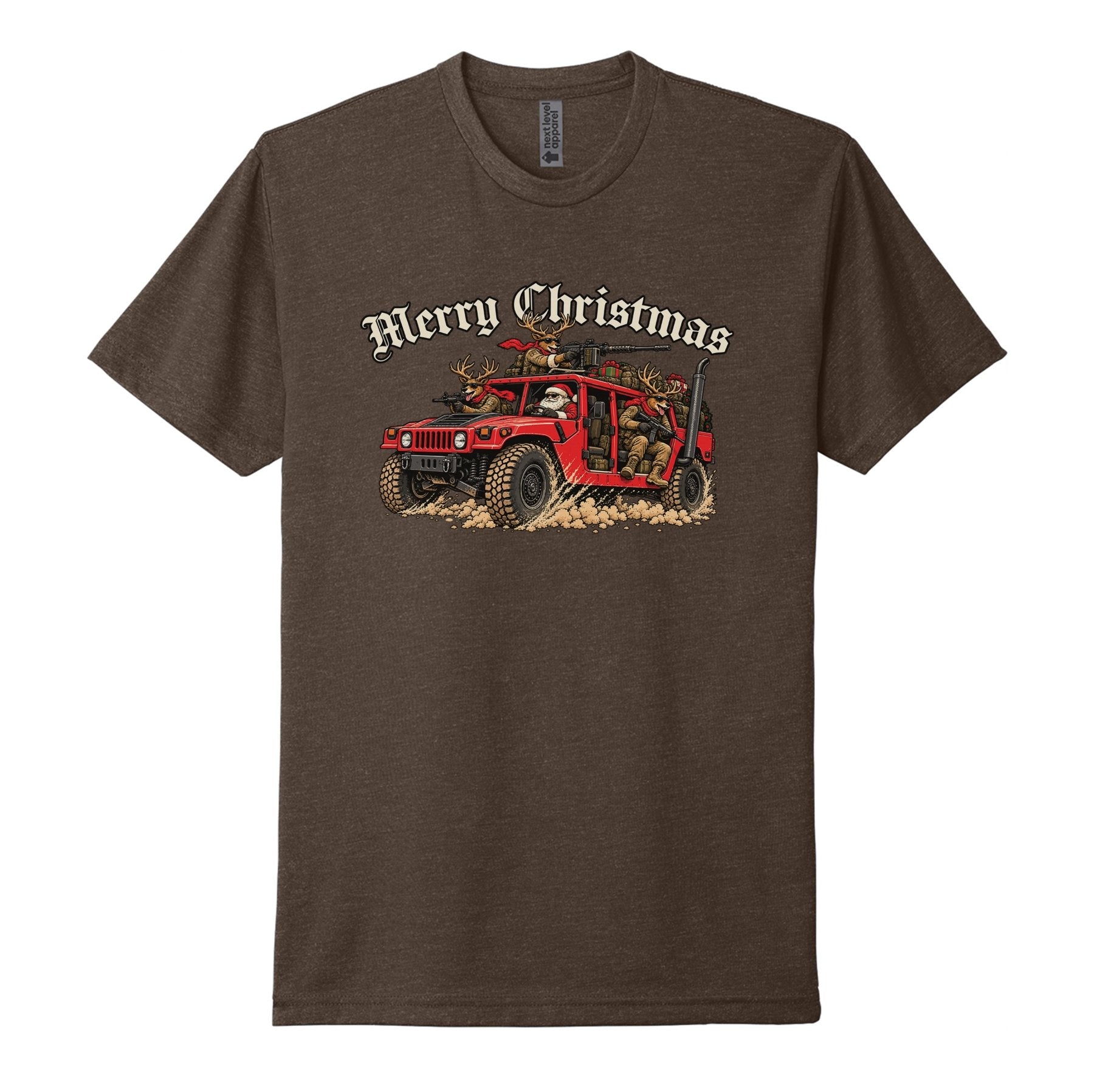 Humvee Santa Tee - Small - Shirt