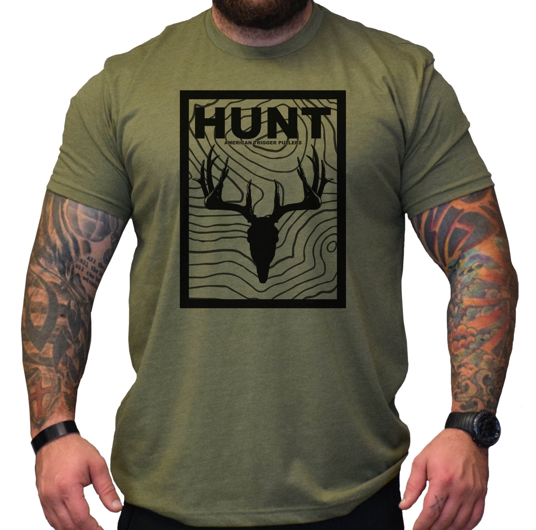 Hunt Topo Deer Skull - Small - Shirt