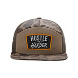 Hustle Harder Patch Seven Panel Hat