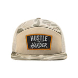 Hustle Harder Patch Seven Panel Hat