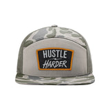 Hustle Harder Patch Seven Panel Hat