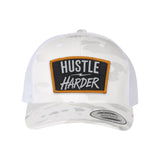 Hustle Harder Patch Retro Trucker Hat