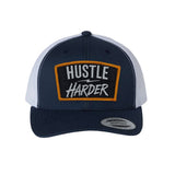 Hustle Harder Patch Retro Trucker Hat