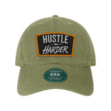 Hustle Harder Patch Twill Dad Hat