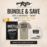 Hustle Harder - Black/Black Mesh - No Discount