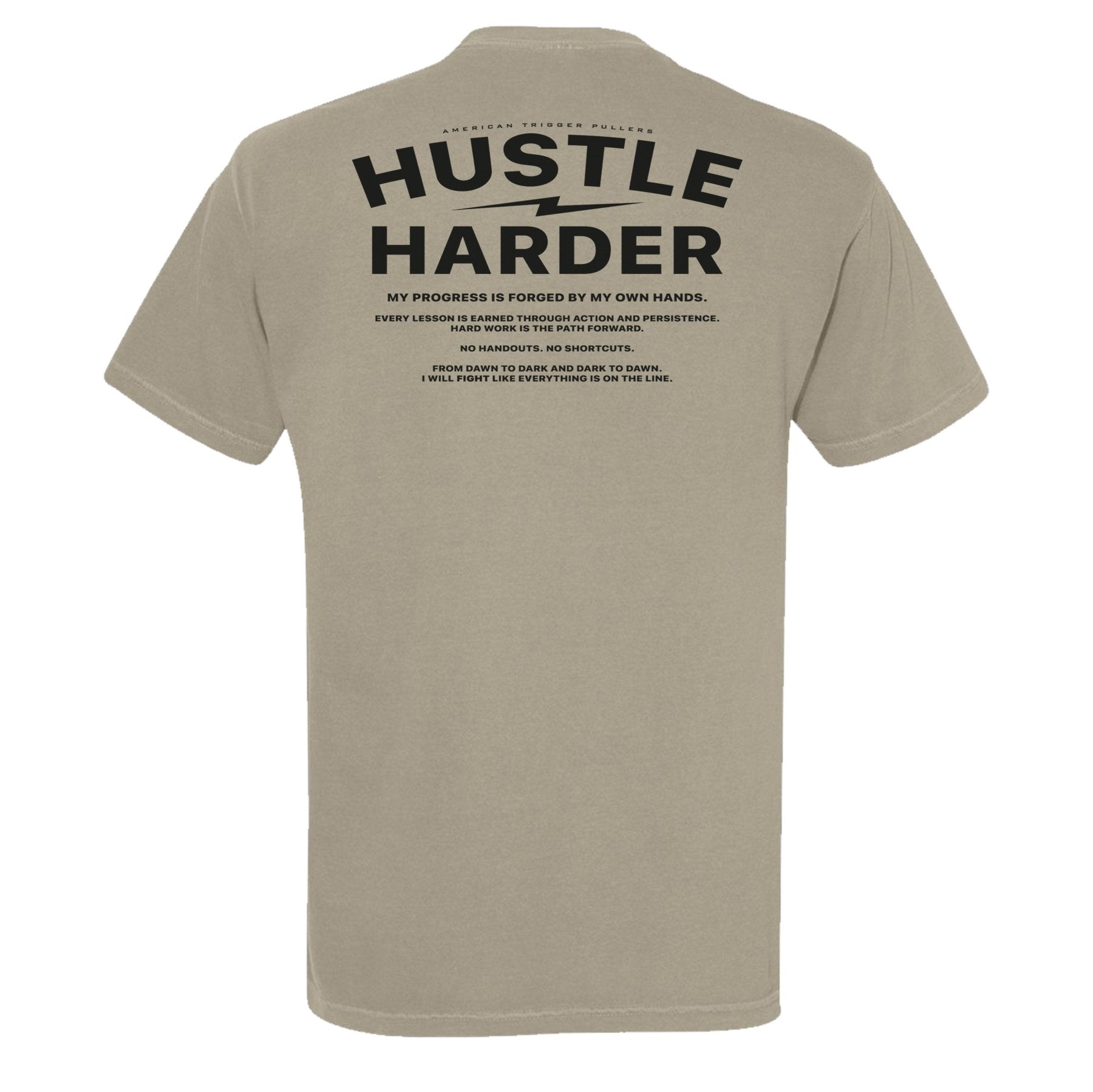 Hustle Harder Heavyweight Tee - Small - Shirt