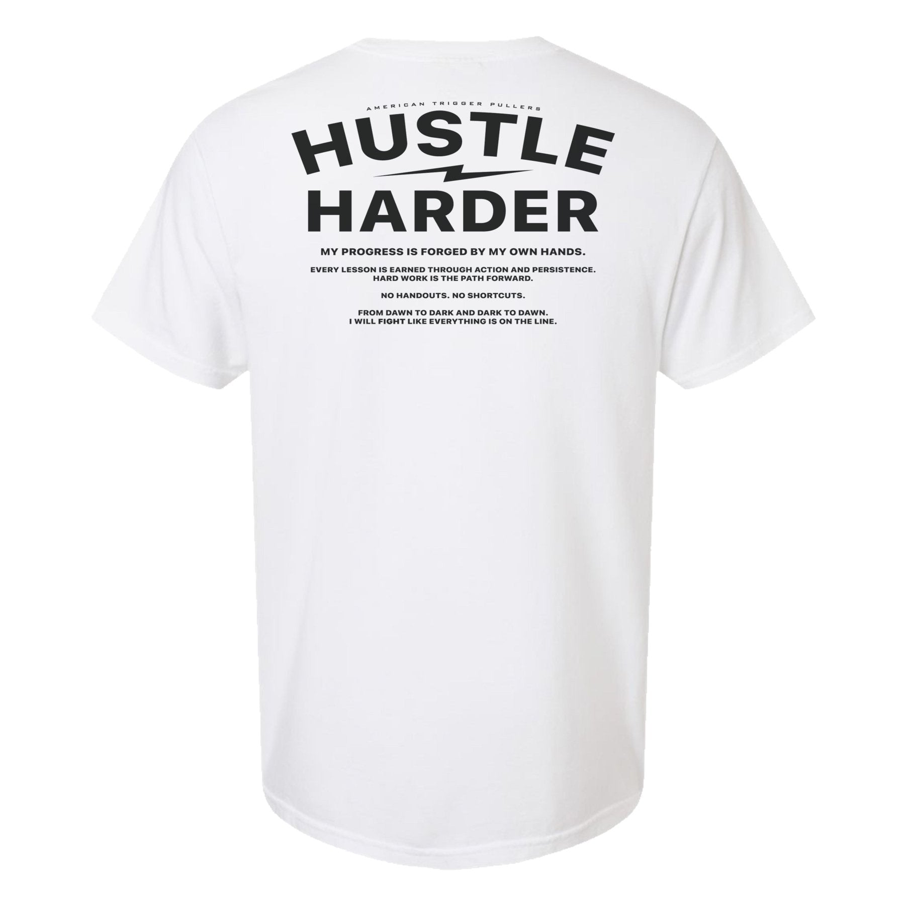 Hustle Harder Heavyweight Tee - Small - Shirt