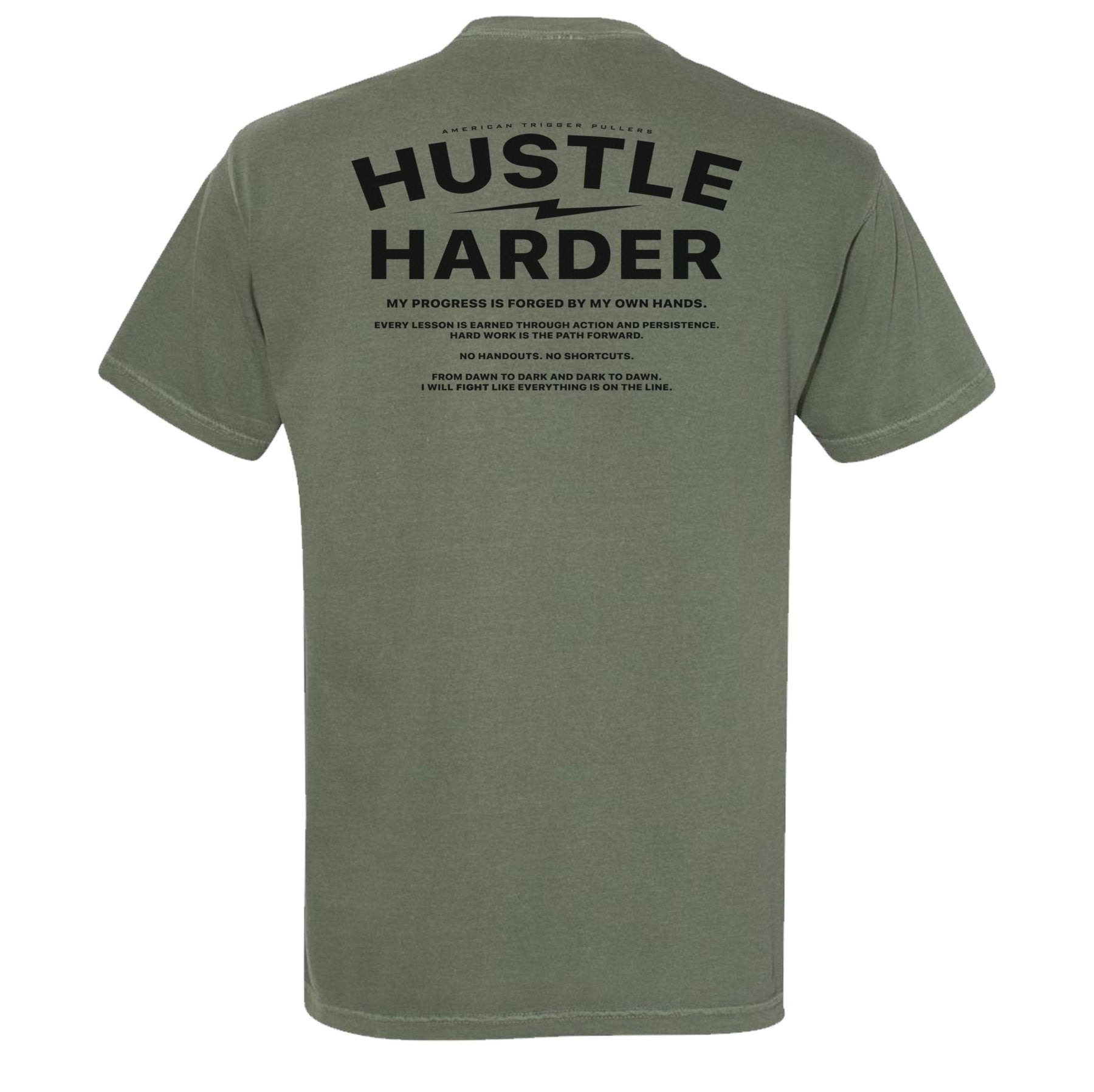 Hustle Harder Heavyweight Tee - Small - Shirt