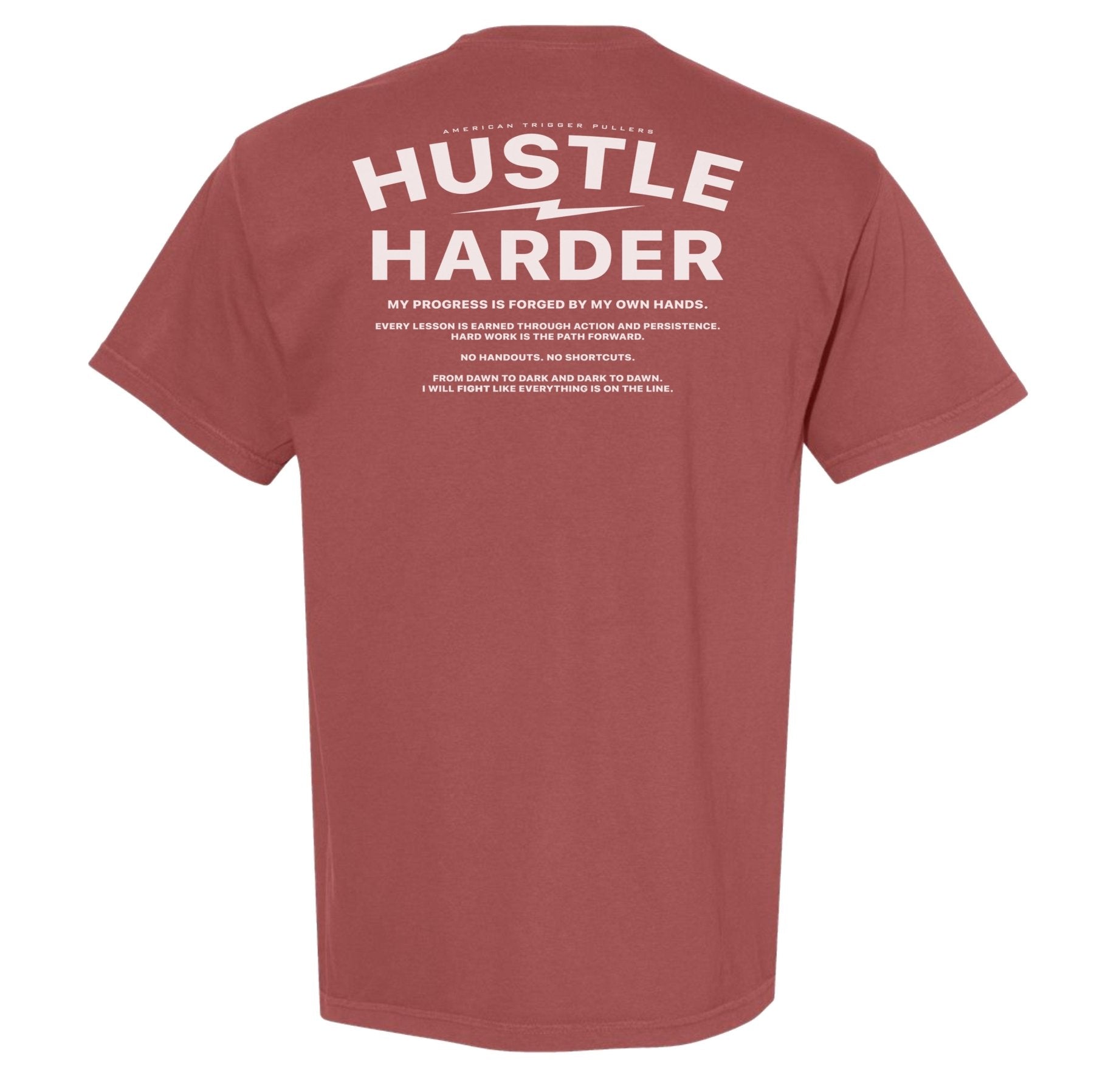 Hustle Harder Heavyweight Tee - Small - Shirt