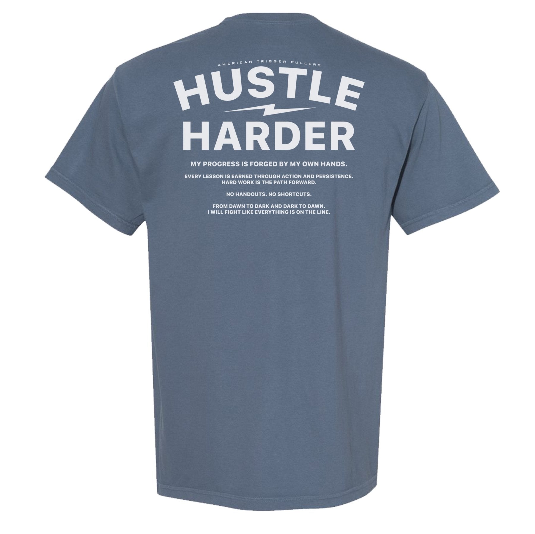 Hustle Harder Heavyweight Tee - Small - Shirt