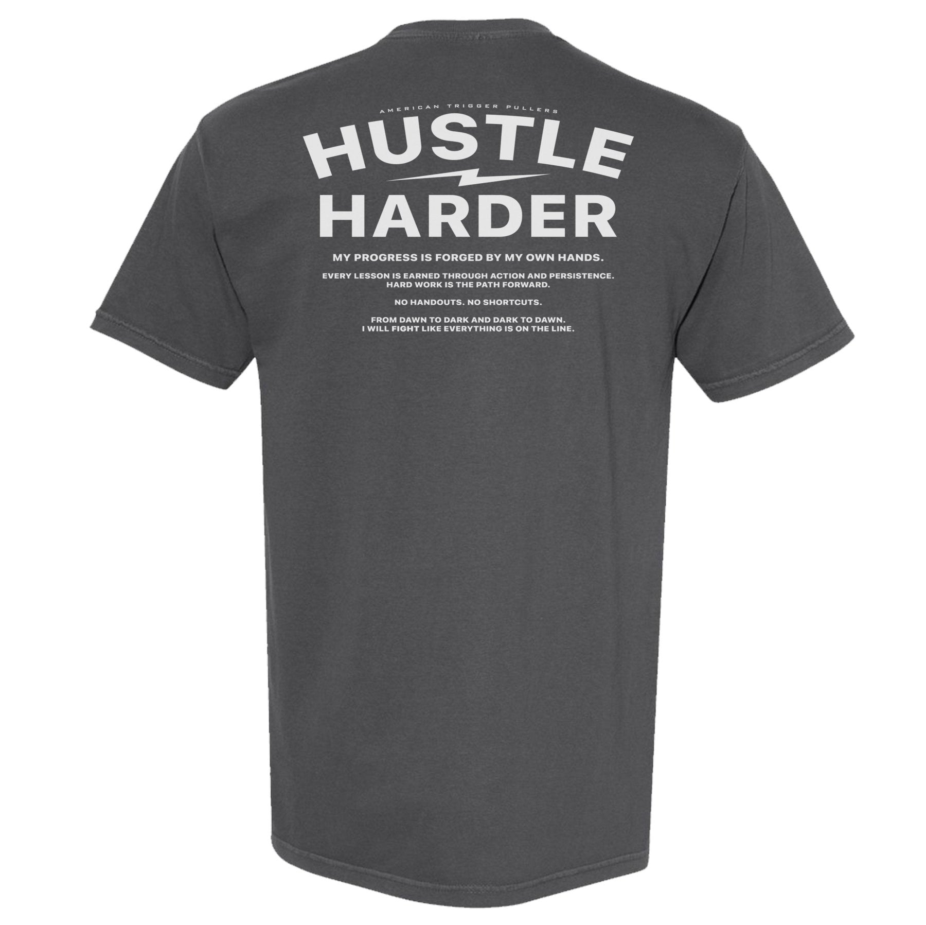Hustle Harder Heavyweight Tee - Small - Shirt