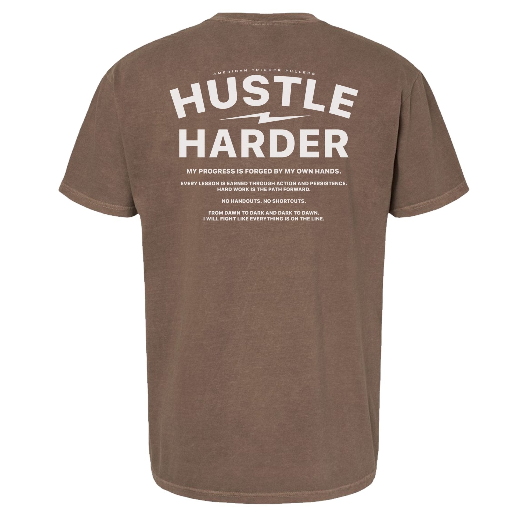 Hustle Harder Heavyweight Tee - Small - Shirt